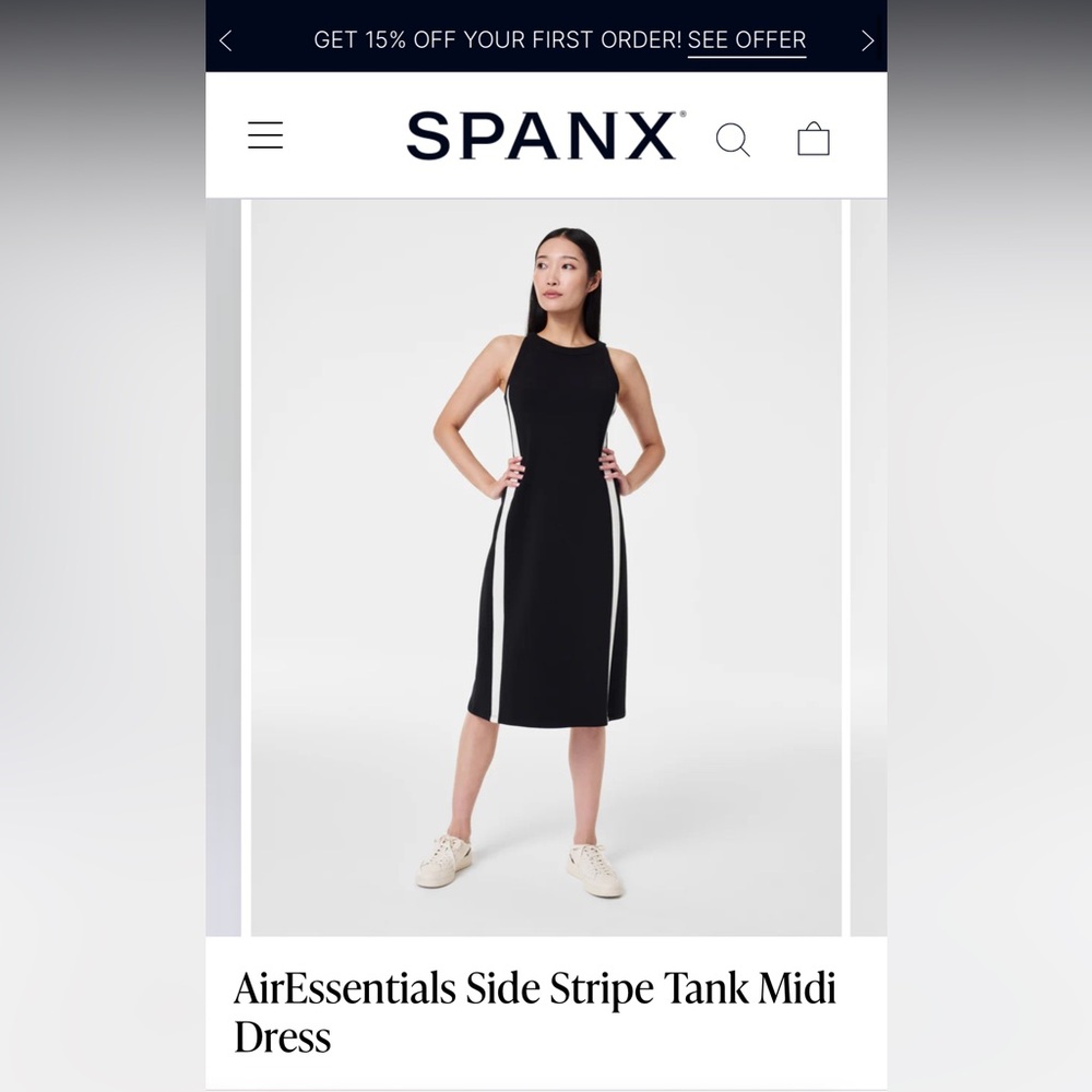 Spanx AirEssentials Midi Dress
